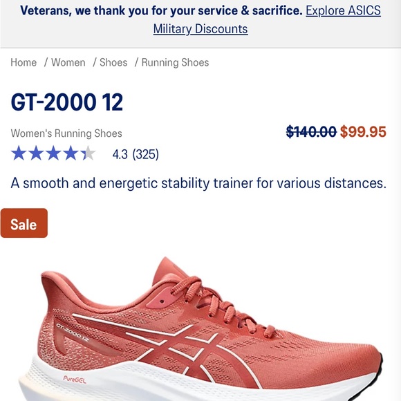 ASICS WOMEN’S GT-2000 12 WORN 2X - Picture 7 of 10